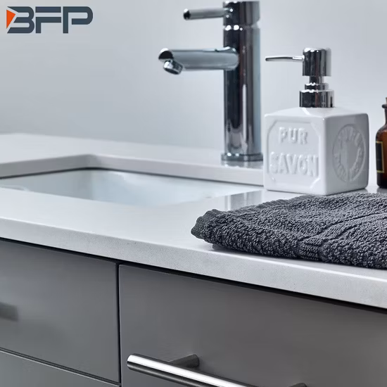 Vaidade de banheiro flutuante em estilo moderno com gaveta